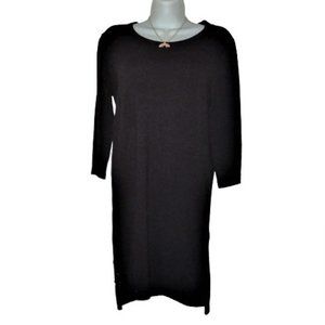 Forever 21 Long Sleeve Sweater Dress Black Size Small Pre-owned